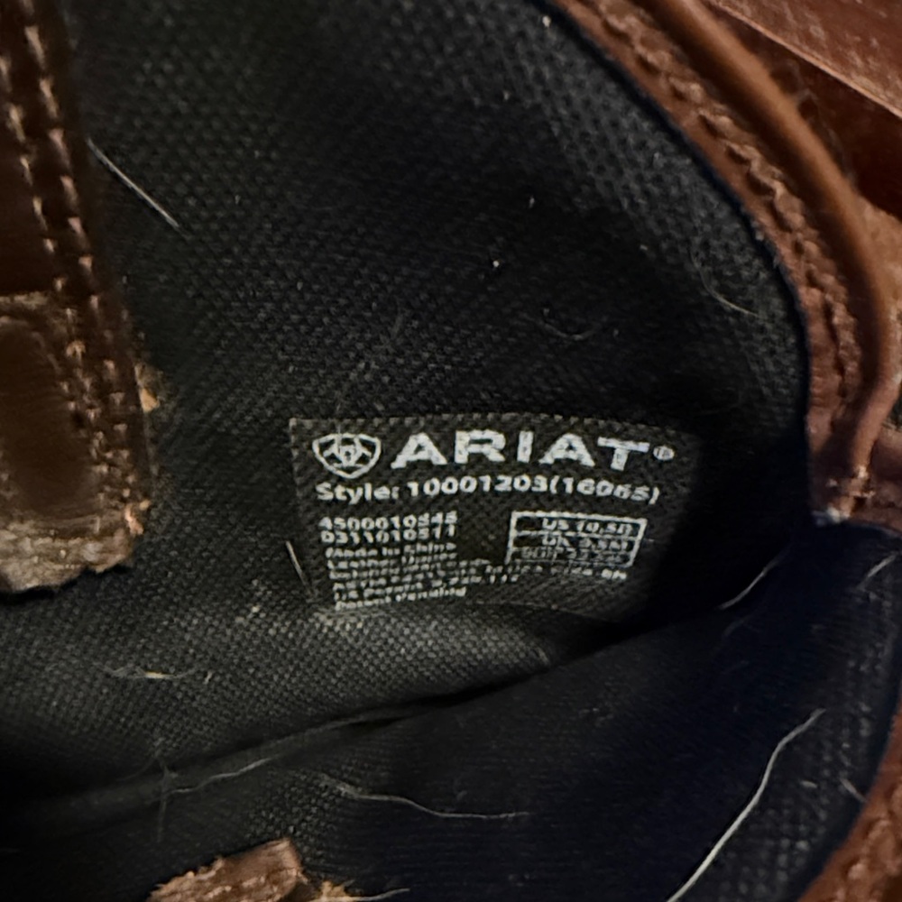 Ariat Dark Brown Western Boots - Picture 2 of 3